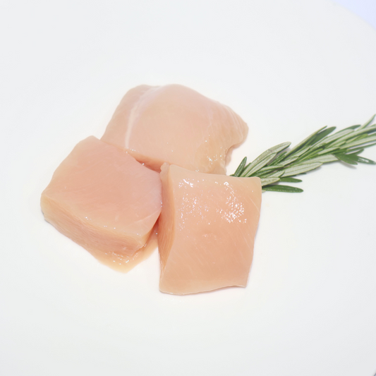 Fresh Boneless Chicken Breast Cubes - 500g
