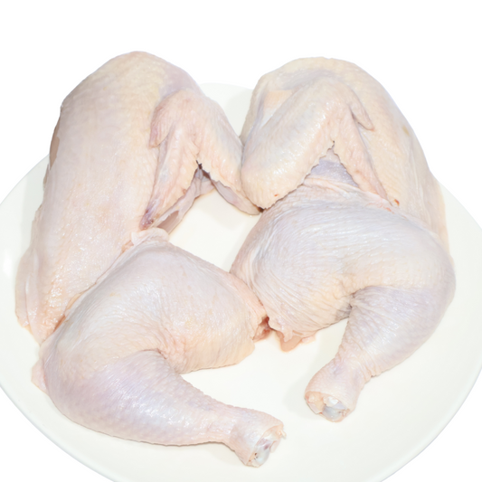 Fresh Whole Chicken 4 Cut Skin-On - 1kg