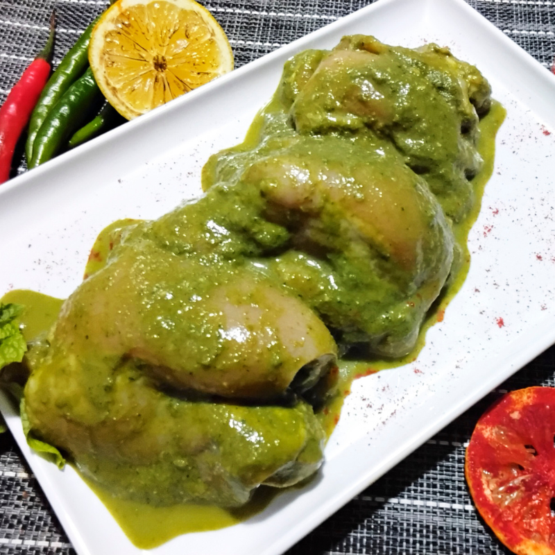 Marinated Chicken Thighs Skinless Boneless - 500g