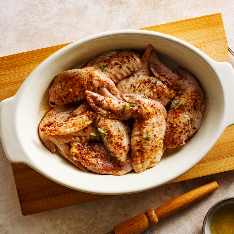 Marinated Whole Chicken Wings - 500g