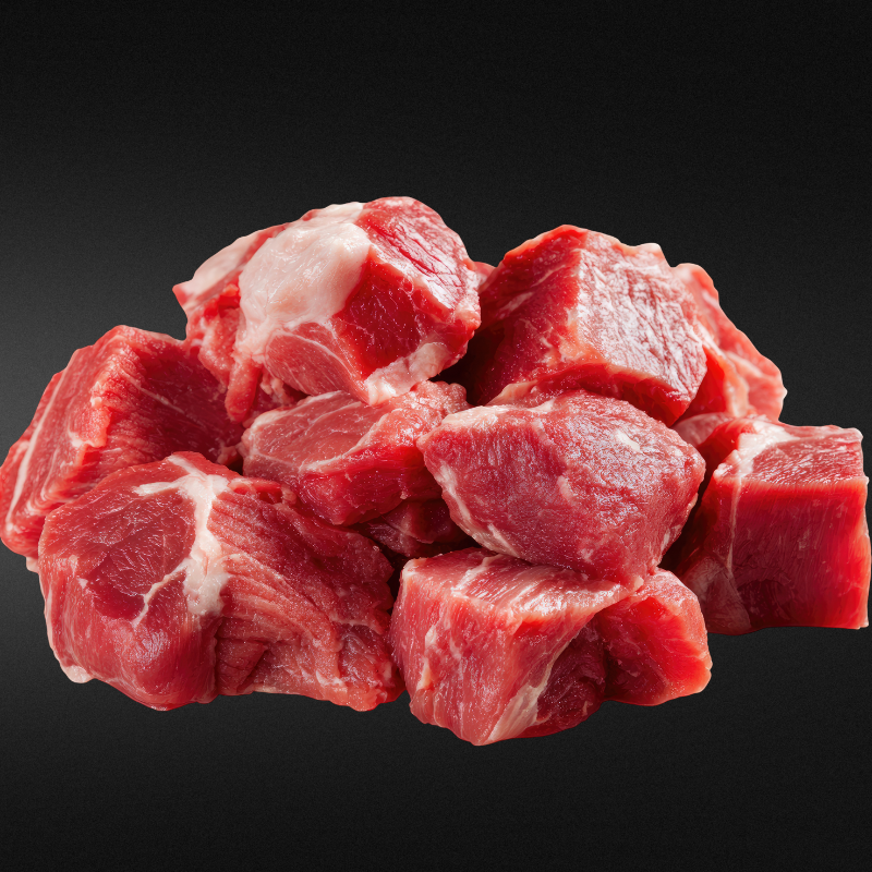Mutton Cubes Bone In Cut