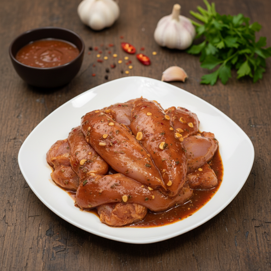 Marinated Chicken Strips - 500g
