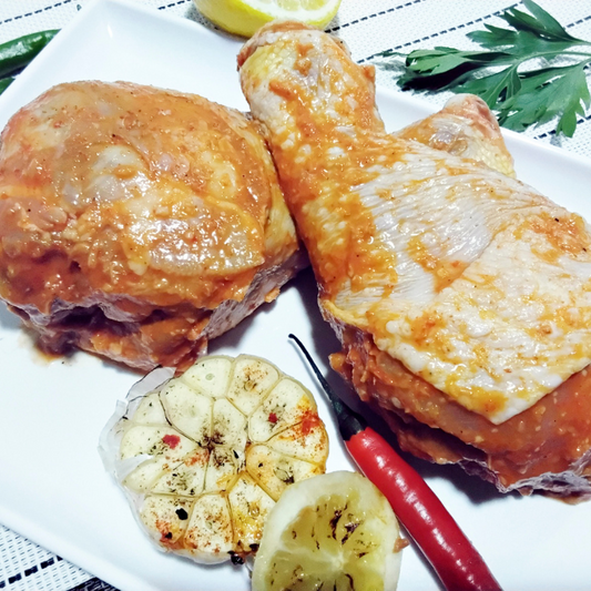 Marinated Chicken Drumsticks Skin-On Bone-In - 500g