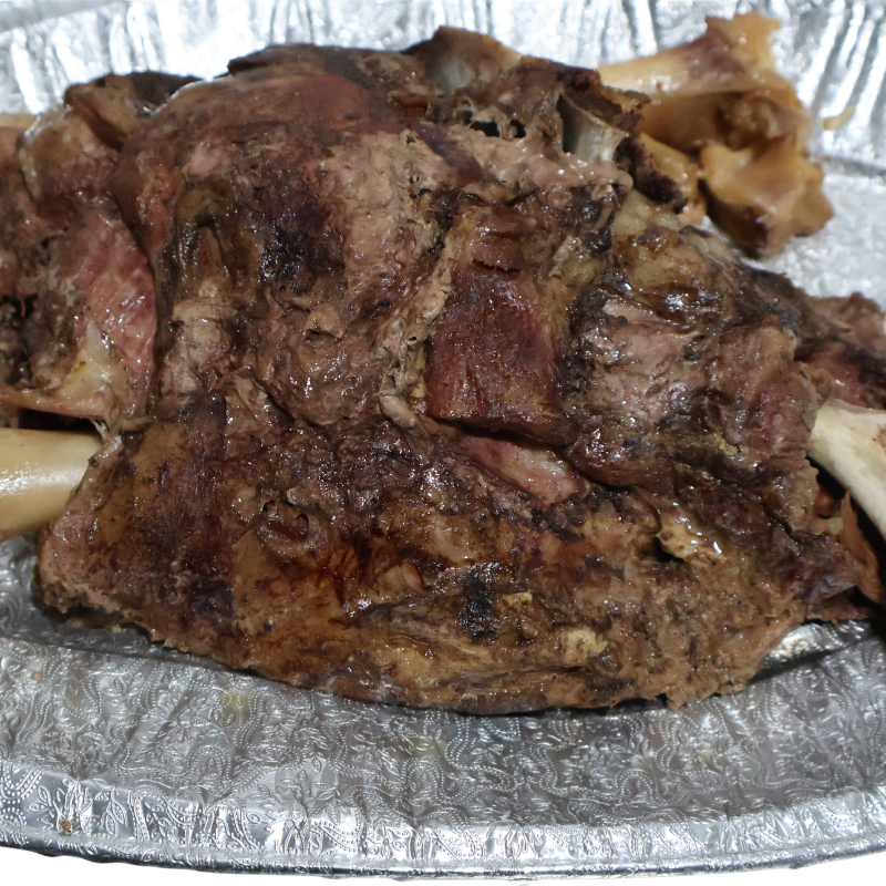 Lamb Leg Bone In Roasted