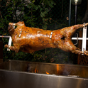 Whole Lamb Roasted